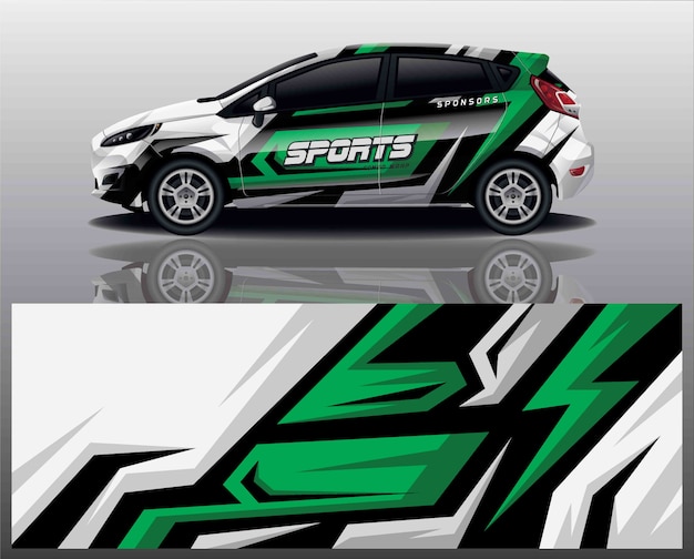 Auto sport sticker wrap