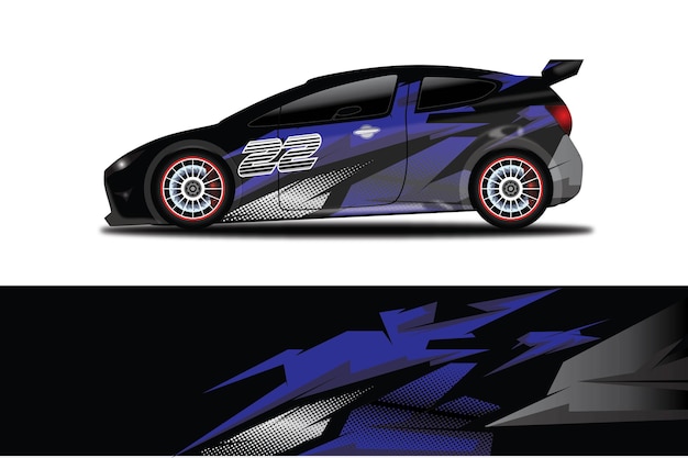 Auto sticker wrap ontwerp vector