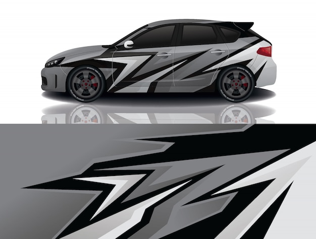 Auto sticker wrap ontwerp