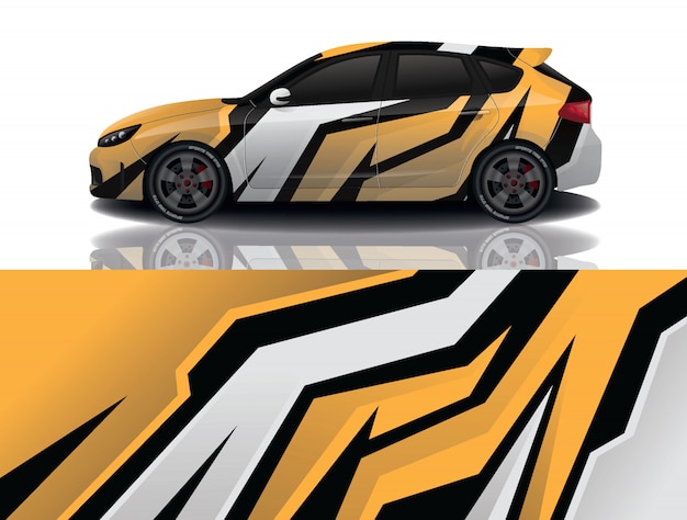 Auto sticker wrap ontwerp