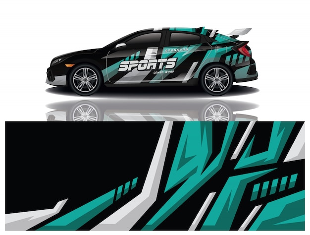 Auto sticker wrap ontwerp