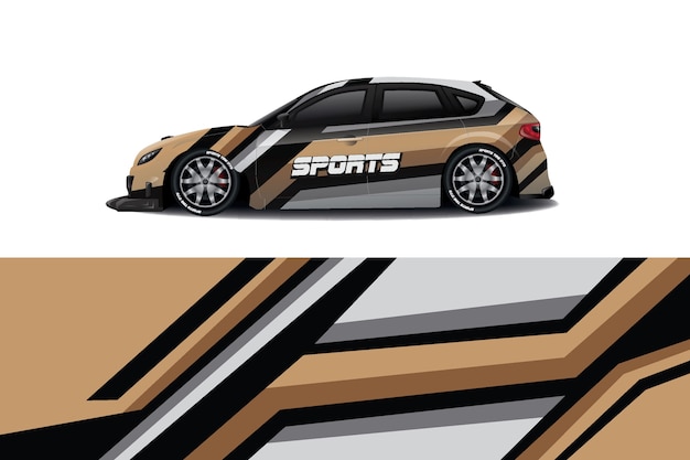 Auto sticker wrap ontwerp