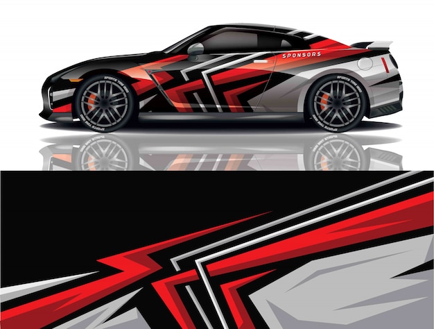 Auto sticker wrap ontwerp