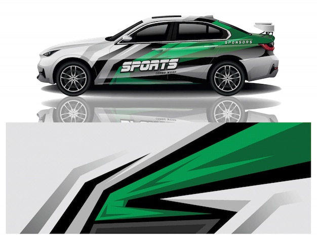 Auto sticker wrap ontwerp