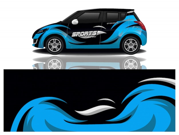 Auto sticker wrap ontwerp