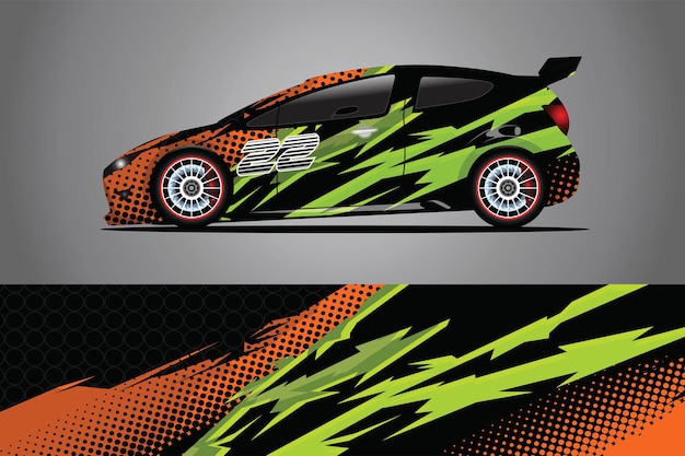 Auto sticker wrap ontwerp