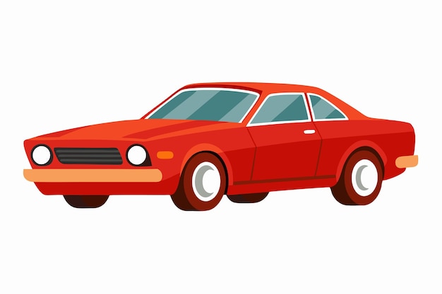 auto vector illustratie op witte achtergrond