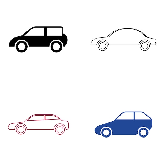 Auto vector illustratie pictogram ontwerp