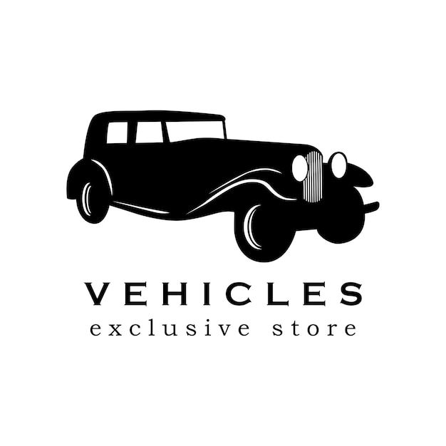 Logo del servizio di riparazione auto e veicoli