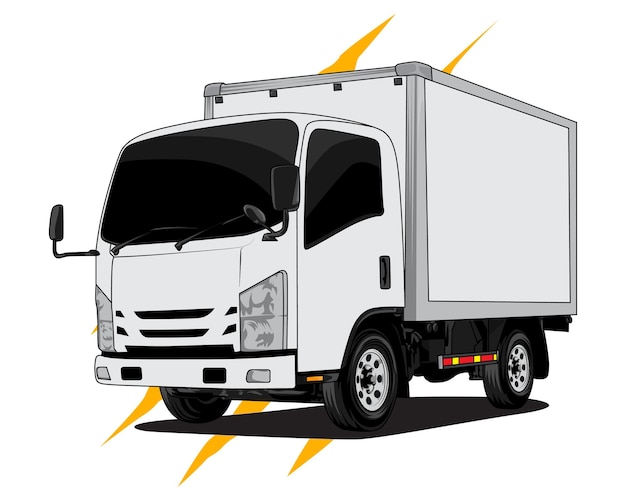 Auto vrachtwagen vectorillustratie