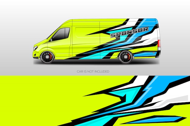 Auto wrap ontwerpen vector