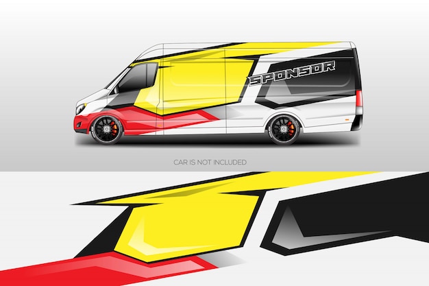 Auto wrap ontwerpen vector