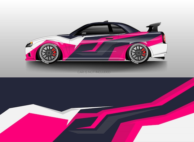 Auto wrap ontwerpen vector