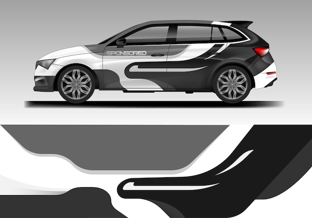 Auto wrap ontwerpen vector