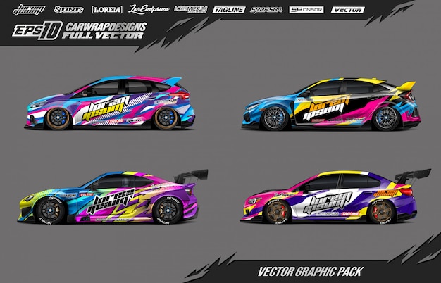 Auto wrap vector pack