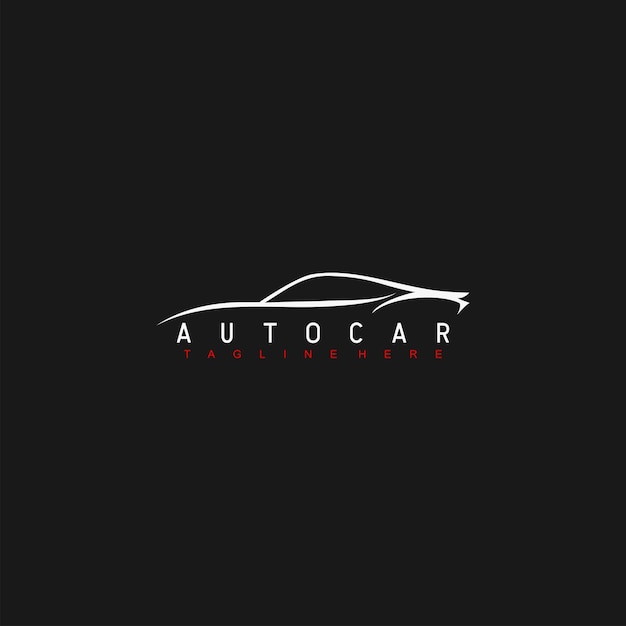 Autocar-logo-ideeën automotive-logo