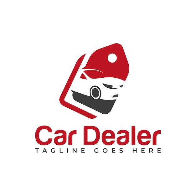 autodealer logo ontwerp vector sjabloon