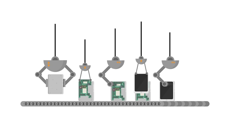 Vector automated assembly line