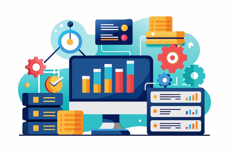 Vector automated statistical reports are generated from a flat database while visualizing data trends and insights automated statistical reports from flat database analysis