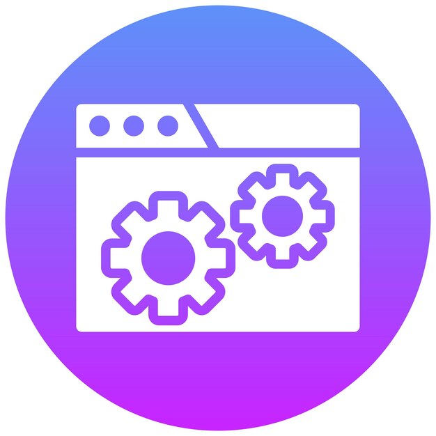 Automated Testing vector icon illustratie van Quality Assurance iconset