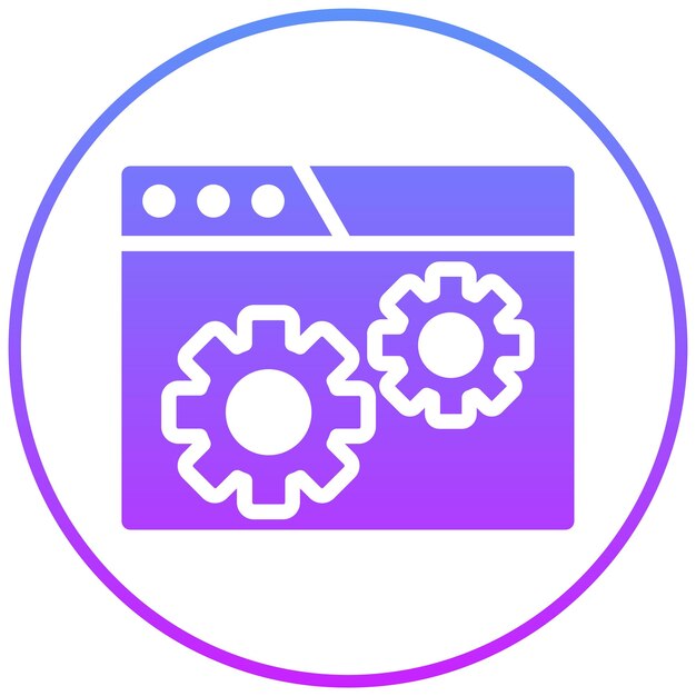 Automated Testing vector icon illustratie van Quality Assurance iconset