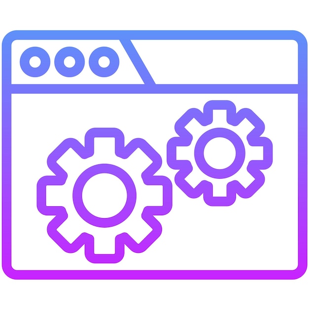 Automated Testing vector icon illustratie van Quality Assurance iconset