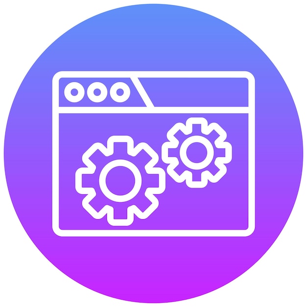 品質保証アイコンセットの自動テストベクトルアイコンのイラスト