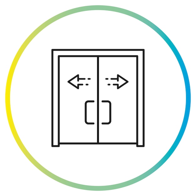 automatic opening door icon