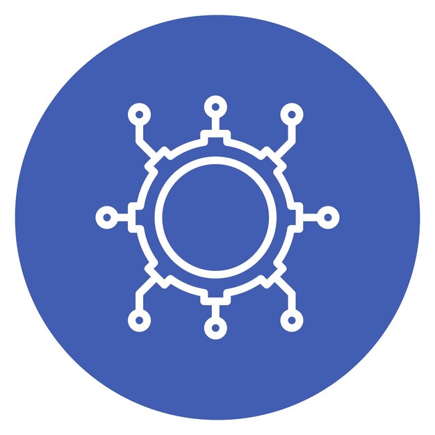 Automation Solutions icon vector image Can be used for Cyberpunk