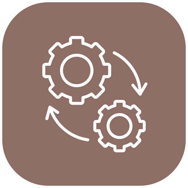Automation vector icoon Kan worden gebruikt voor Business Analytics iconset