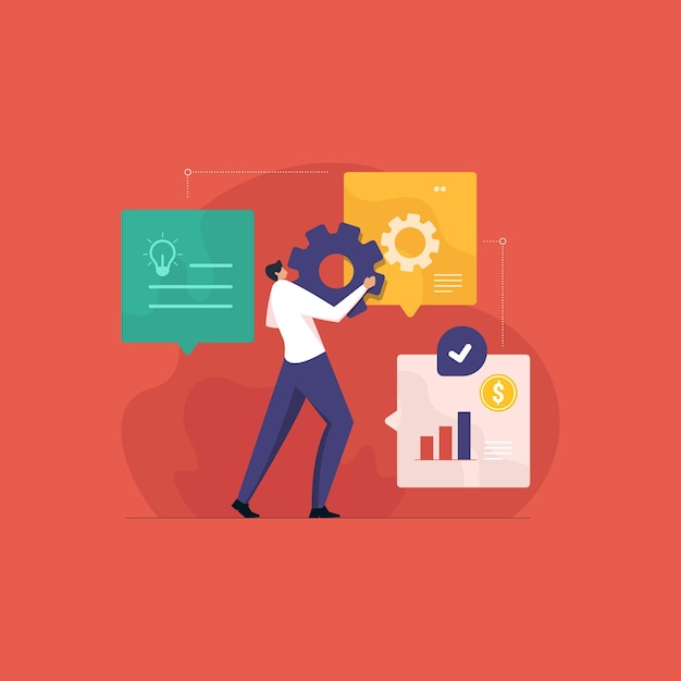 Automatisering en implementatie van bedrijfsprocesworkflowoptimalisatie om de productiviteit te verbeteren