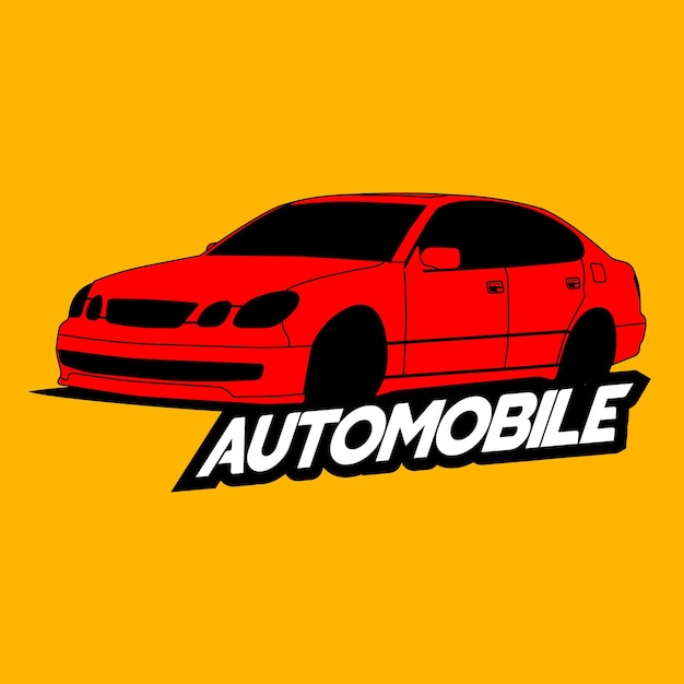 Automobile logo template vector design