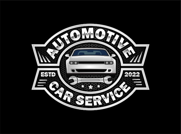 Automotive auto garage logo ontwerp