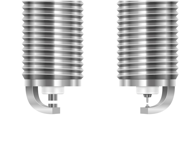 Automotive bougie vectorillustratie geïsoleerd op een witte achtergrond