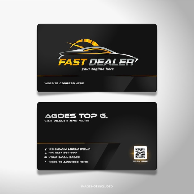 Vector automotive business card