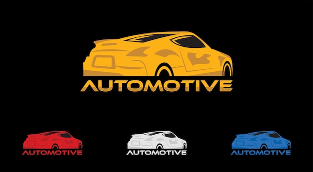 Automotive car icon logo images vector service motor mechanic speed fast front sports