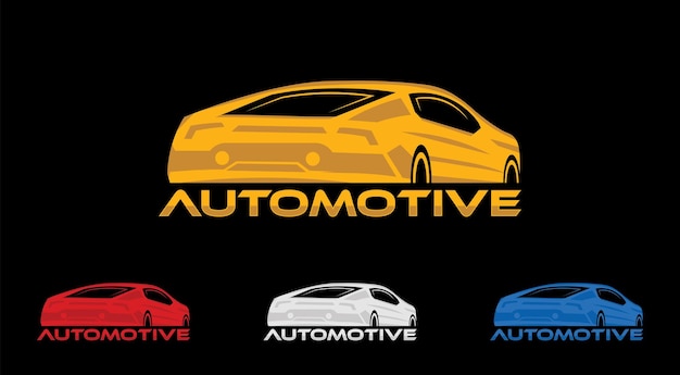 Automotive car icon logo images vector service motor mechanic speed fast front sports