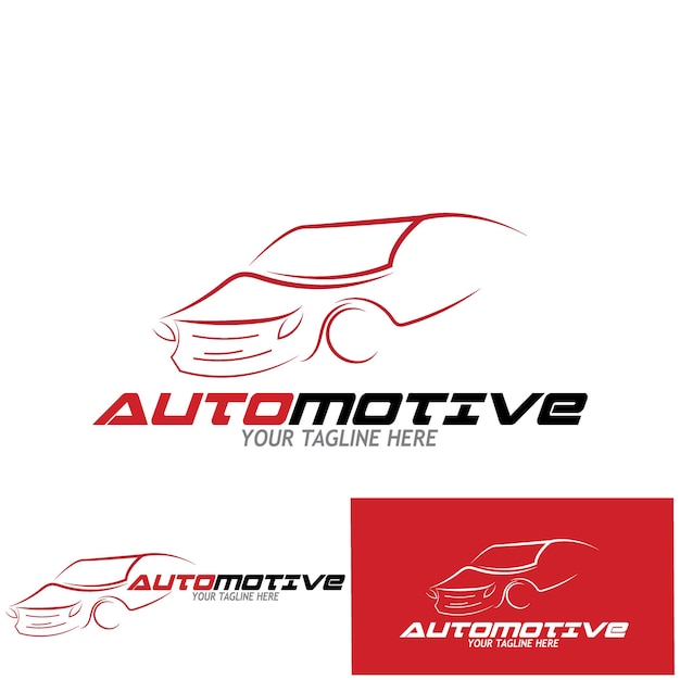 Automotive car icon logo vector illustration template design