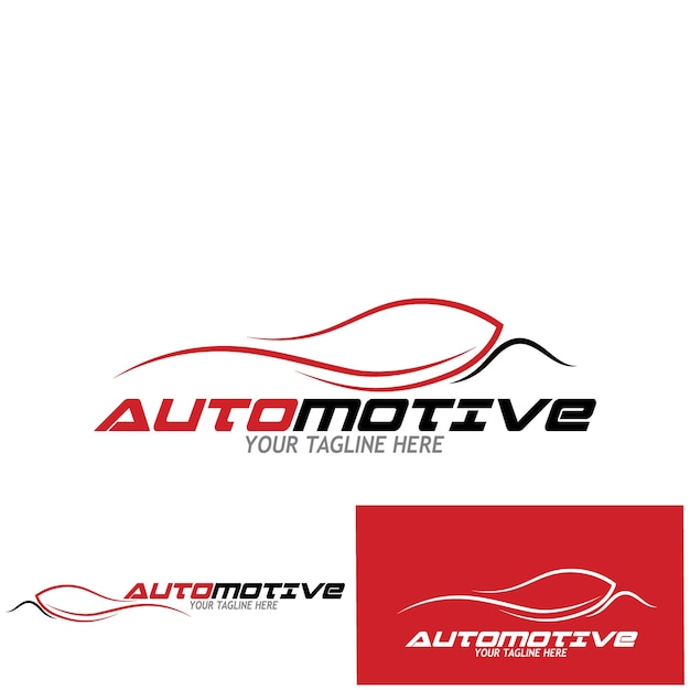 Vector automotive car icon logo vector illustration template design