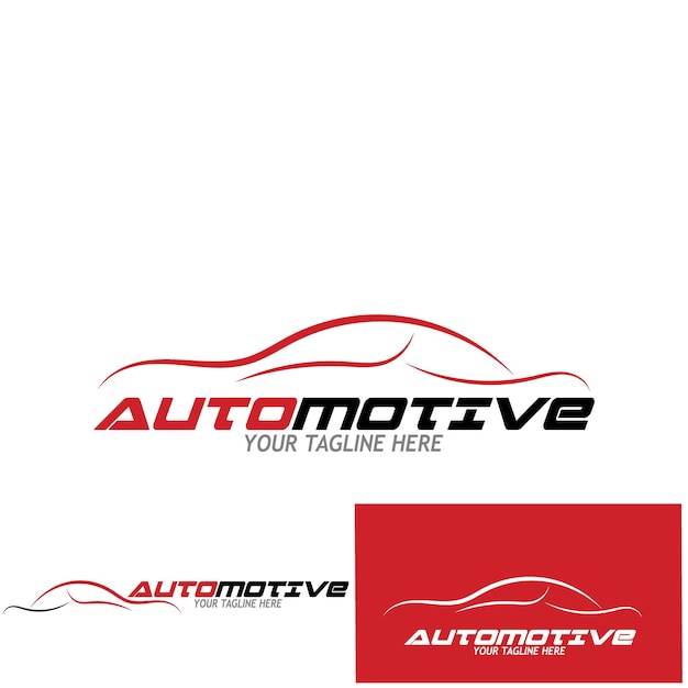 Automotive car icon logo vector illustration template design