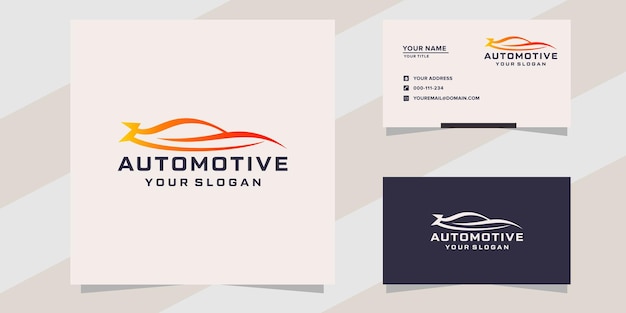 Modello di logo per auto automobilistica