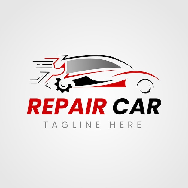 Automotive car repair logo template