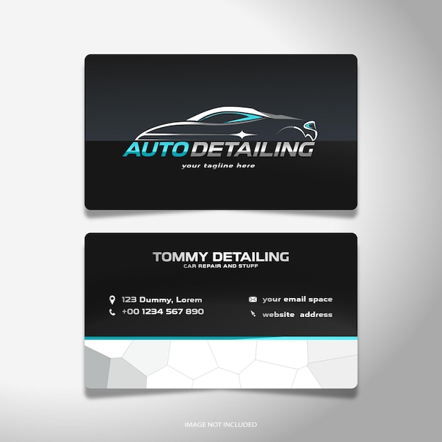 automotive detailing business card