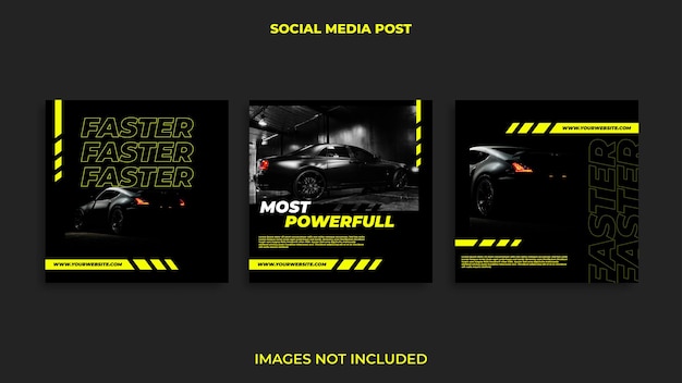 Automotive instagram postontwerp