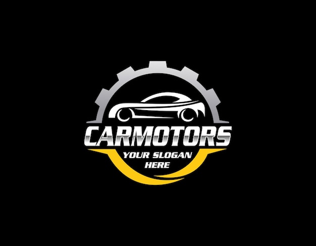 Vector automotive logo automotive auto vector logo sjabloon