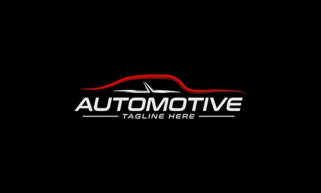 automotive logo car shop logvector