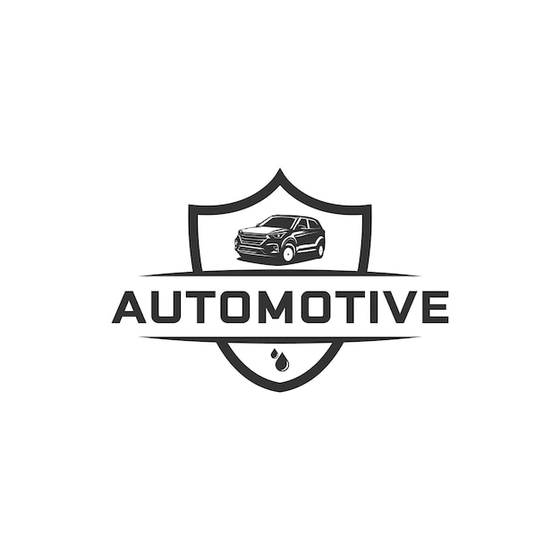 Il logo automobilistico progetta lo stile vintage