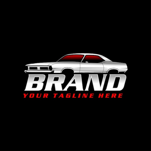 automotive logo template design