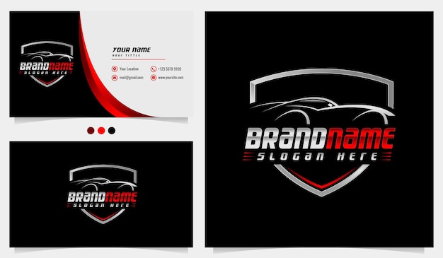 Vector automotive logo template