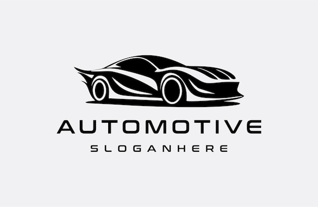 自動車ロゴのベクトルデザイン テンプレート